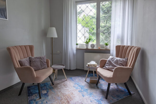 zdjęcie gabinet różowy