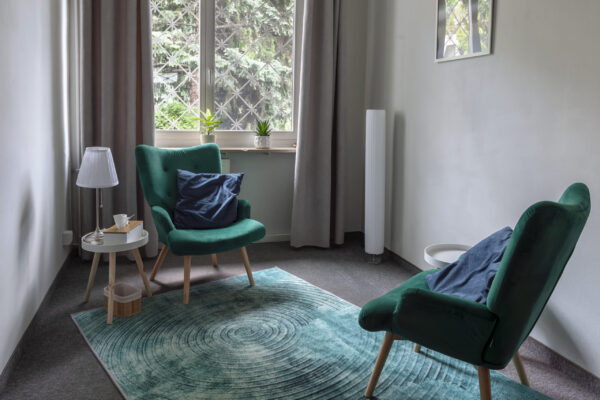 zdjęcie gabinet zielony